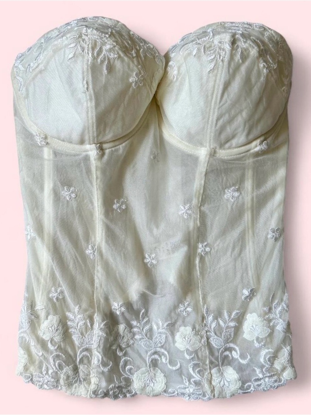 ✨Vintage Cream Corset Top!✨